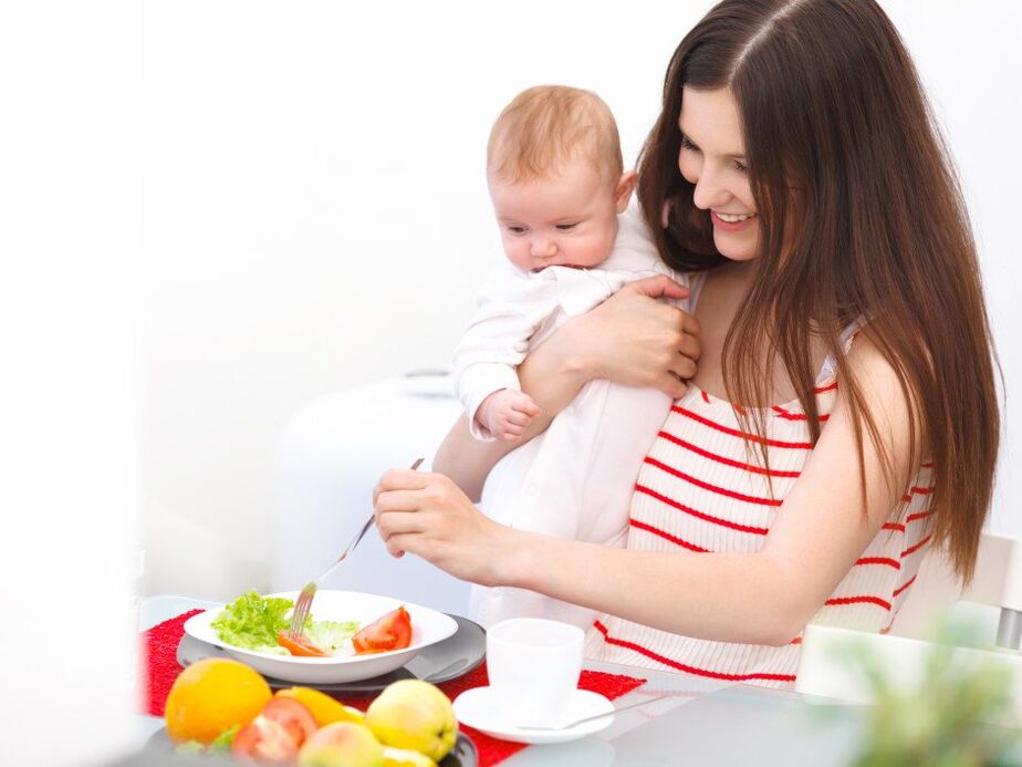 hypoallergenic nutrition for a nursing mother and baby