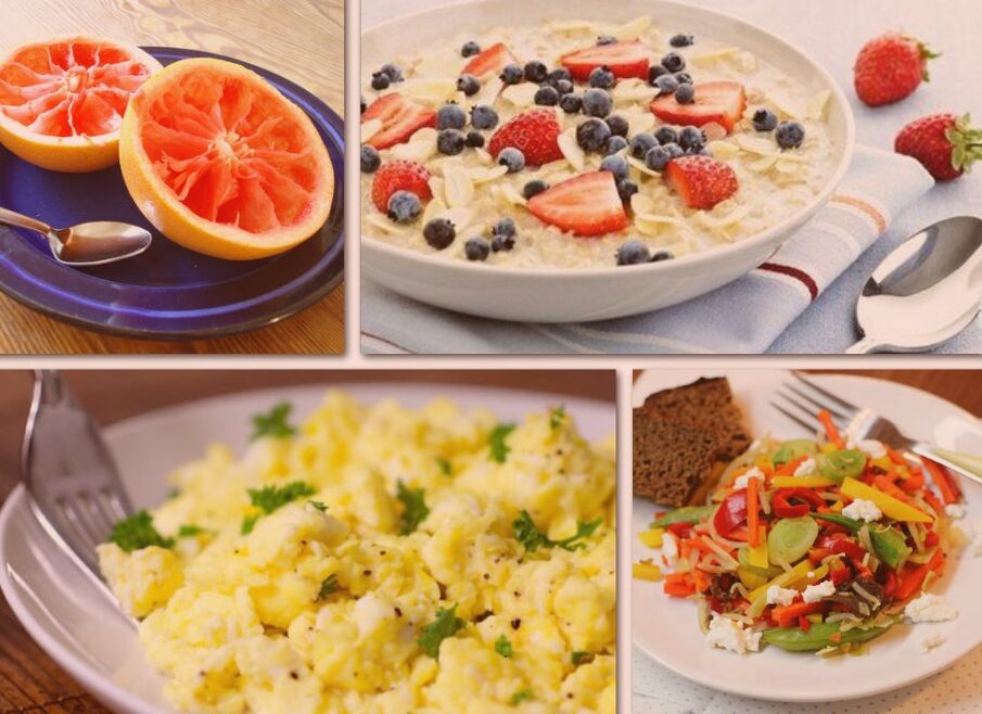 Breakfast options for losing weight without a diet